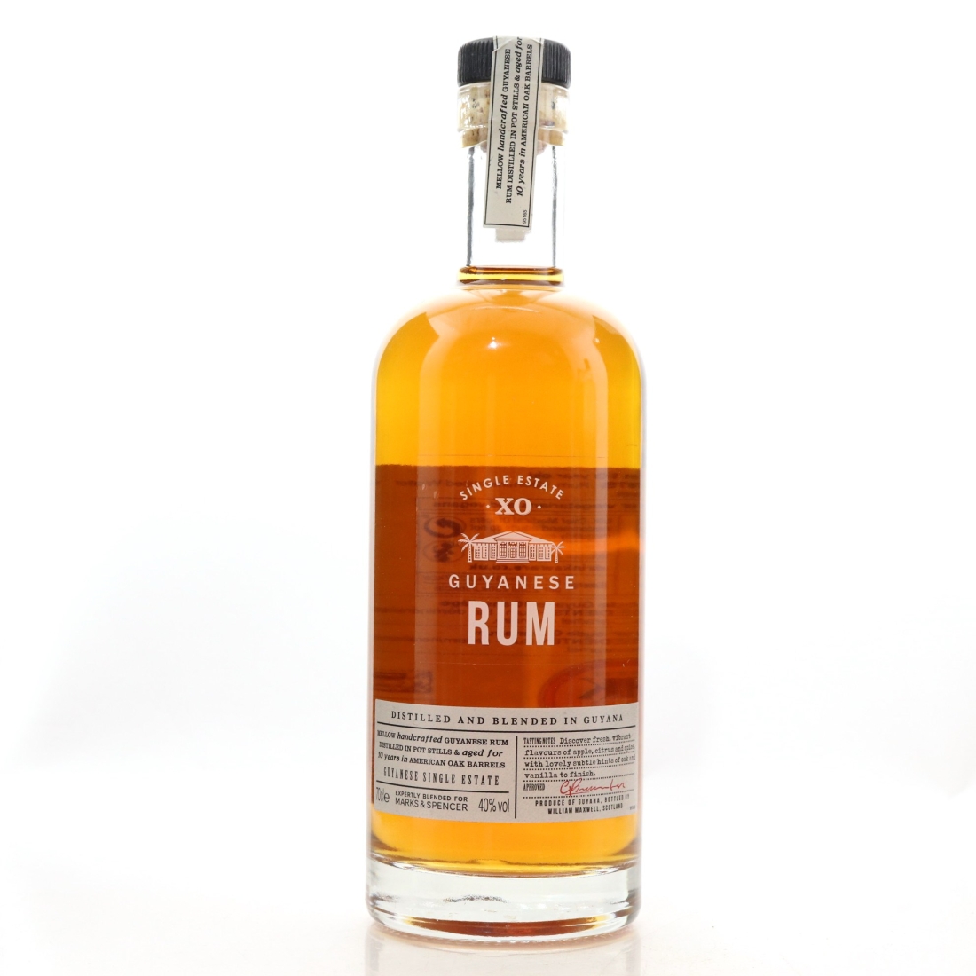 Guyana Rum XO William Maxwell 10 Year Old / M&S