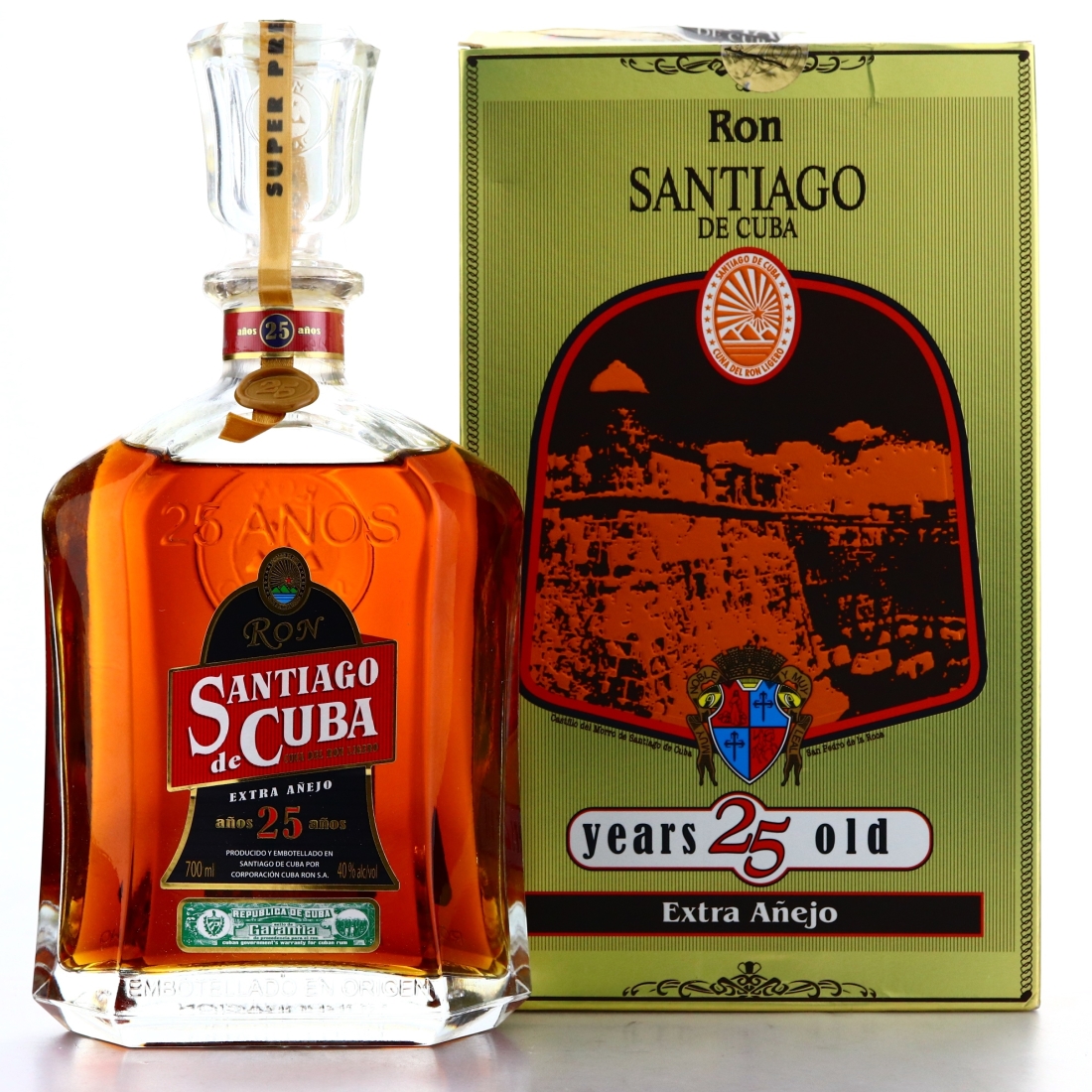 Image for Santiago de Cuba 25 Year Old Extra Anejo