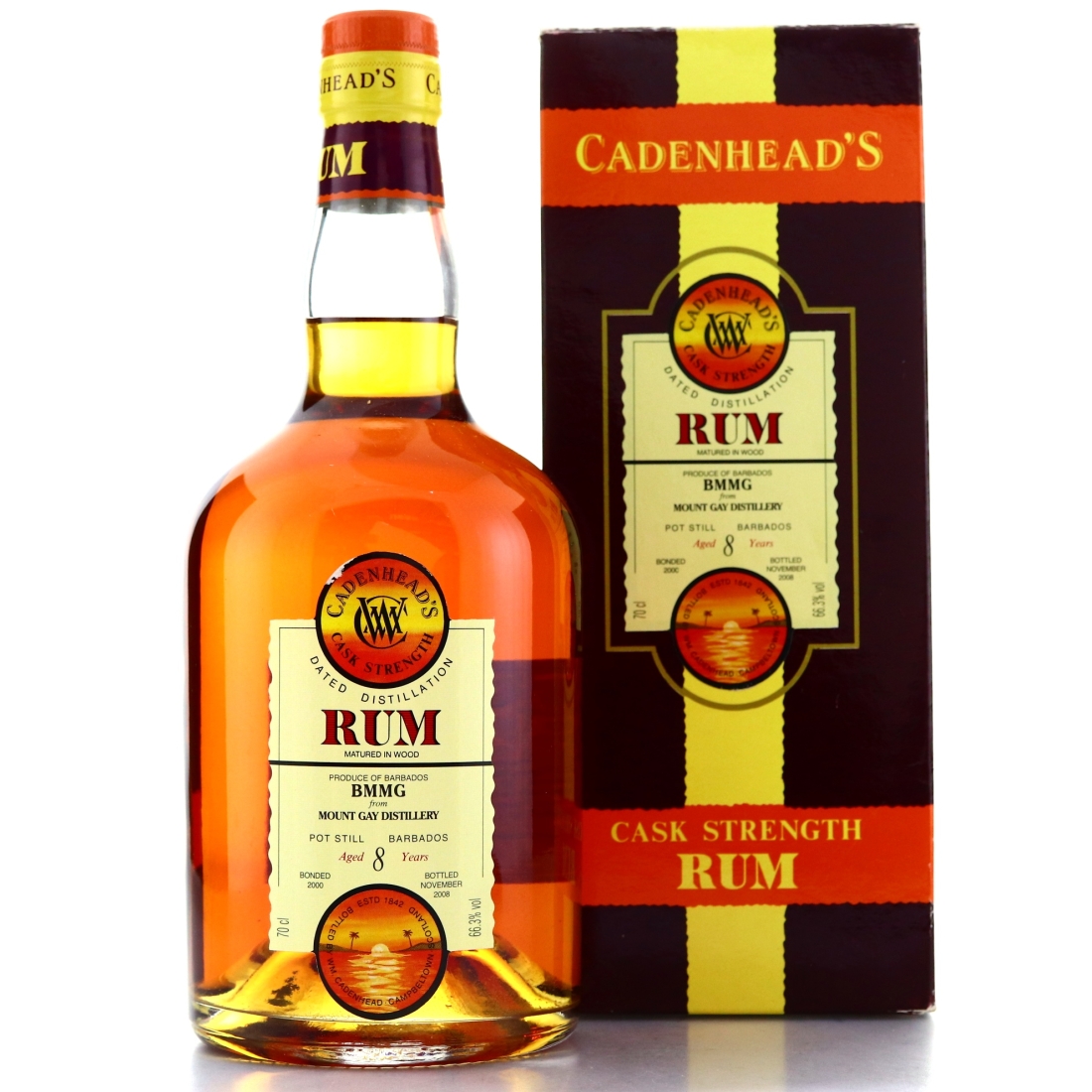 Mount Gay BMMG Cadenhead's 8 Year Old