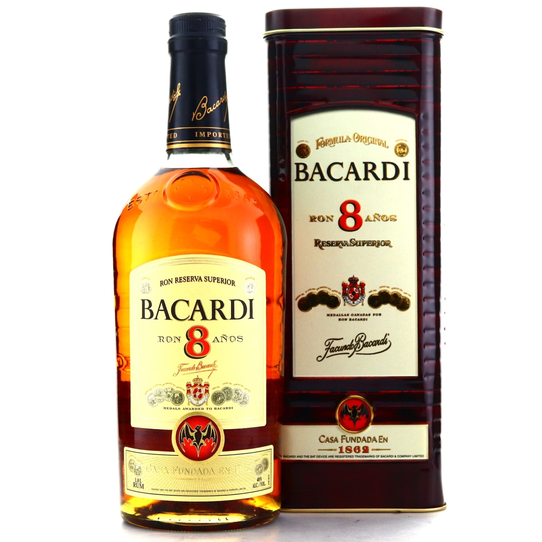 Bacardi 8 Year Old 1 Litre