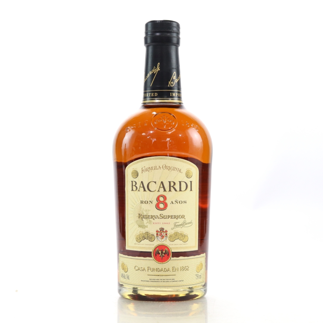 Bacardi 8 Year Old Reserva Superior 75cl / US Import