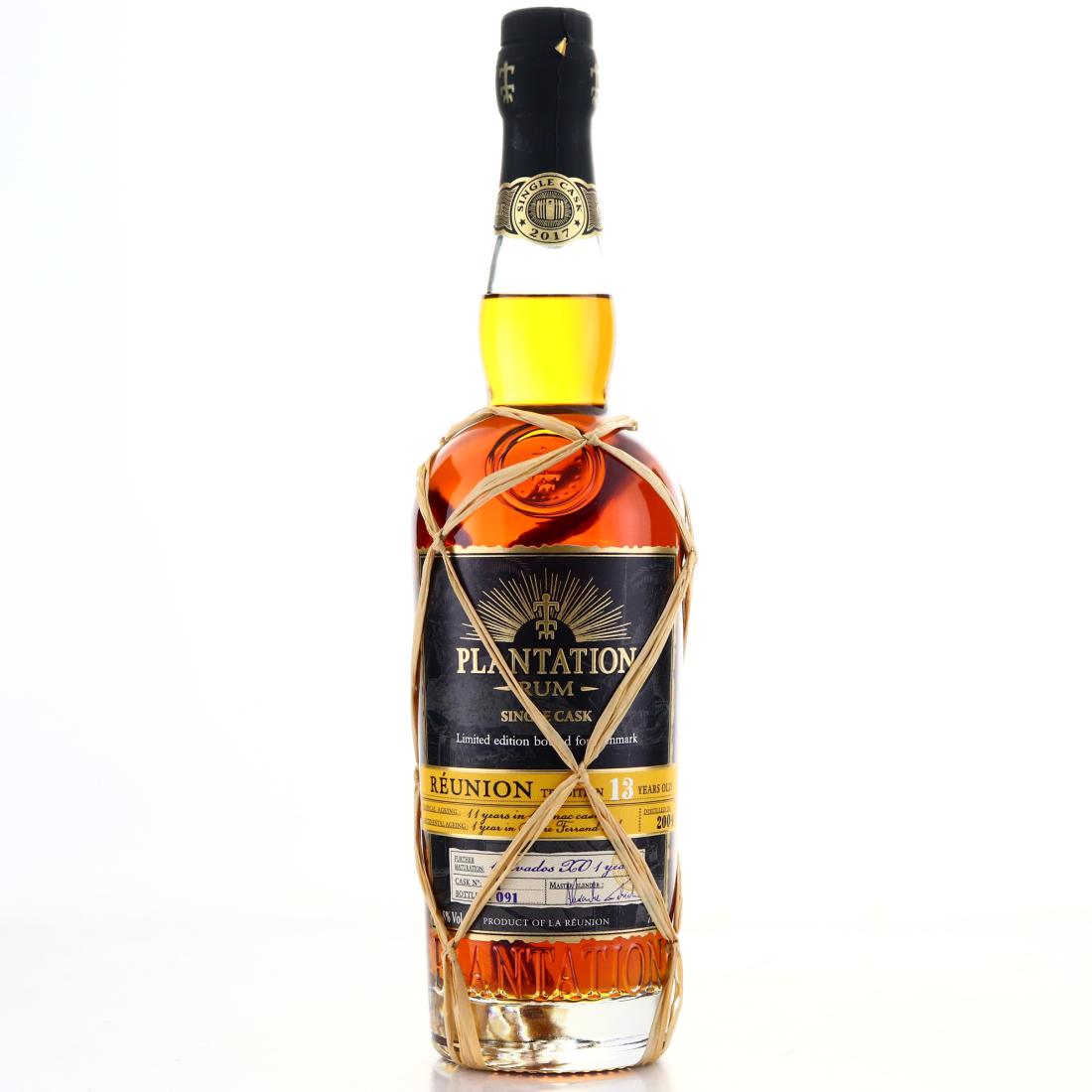 Réunion Rum 2004 Plantation Single Cask 13 Year Old / Denmark
