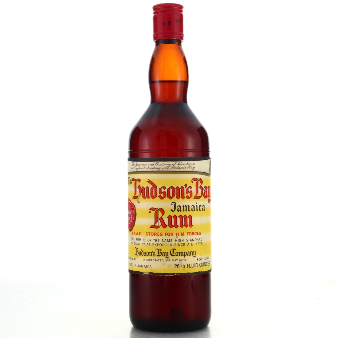 Ye Old Hudson's Bay Jamaica Rum 1970s