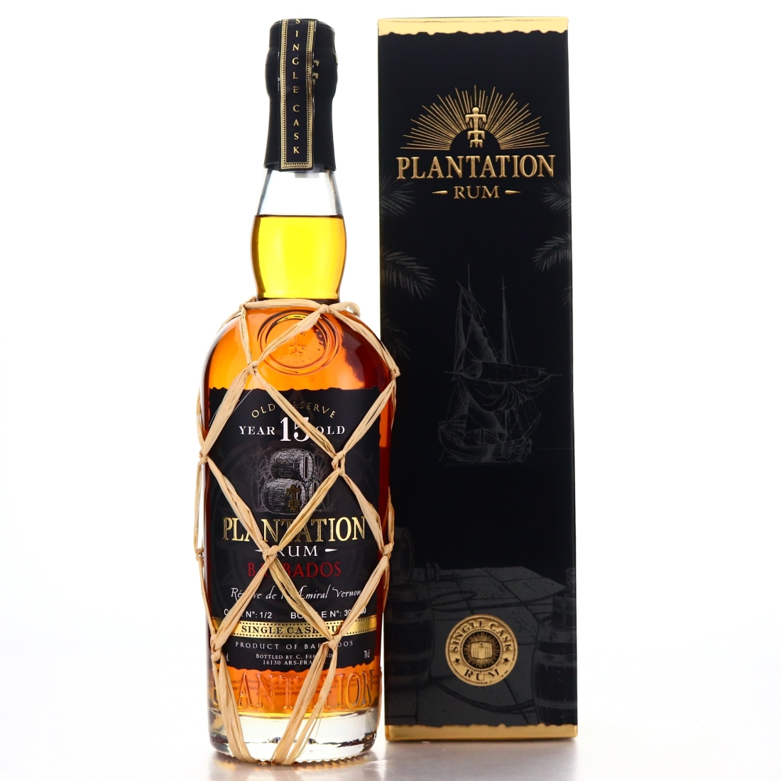 Barbados Rum 15 Year Old Plantation Single Cask #1 / Reserve de Admiral Vernon