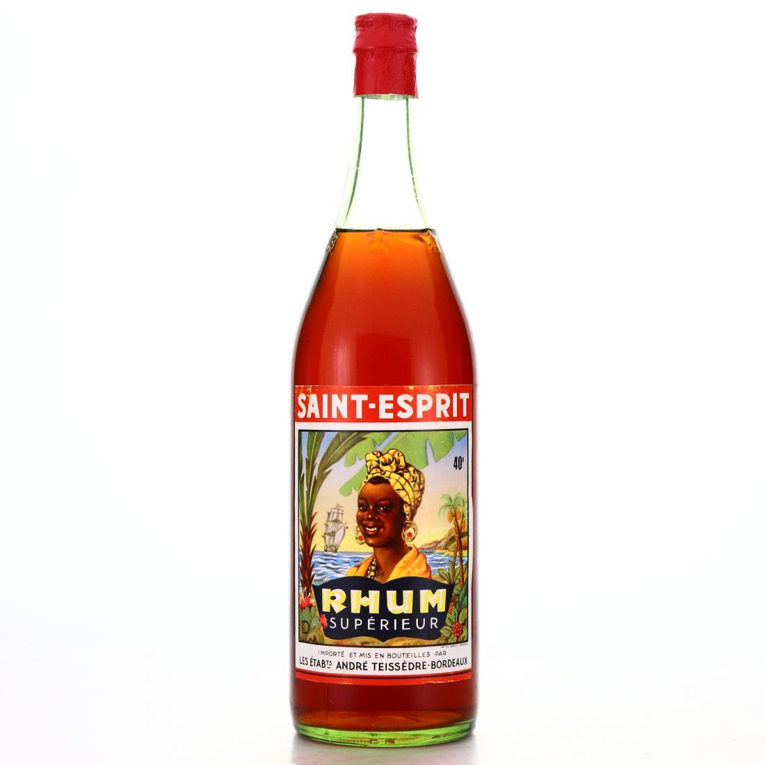 Saint-Esprit Rhum Superieur 1 Litre 1960s