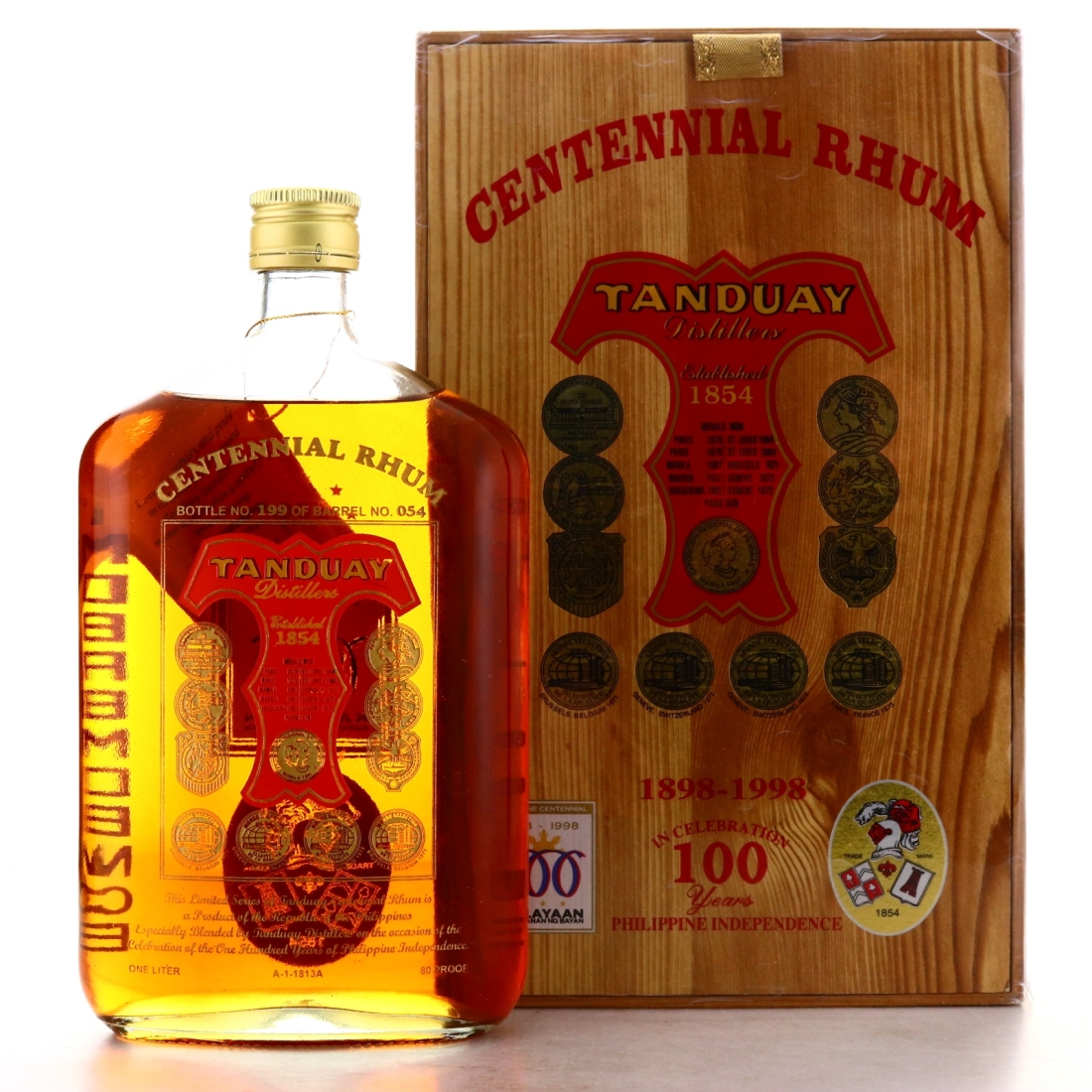 Tanduay Centennial Reserve 1 Litre 1998