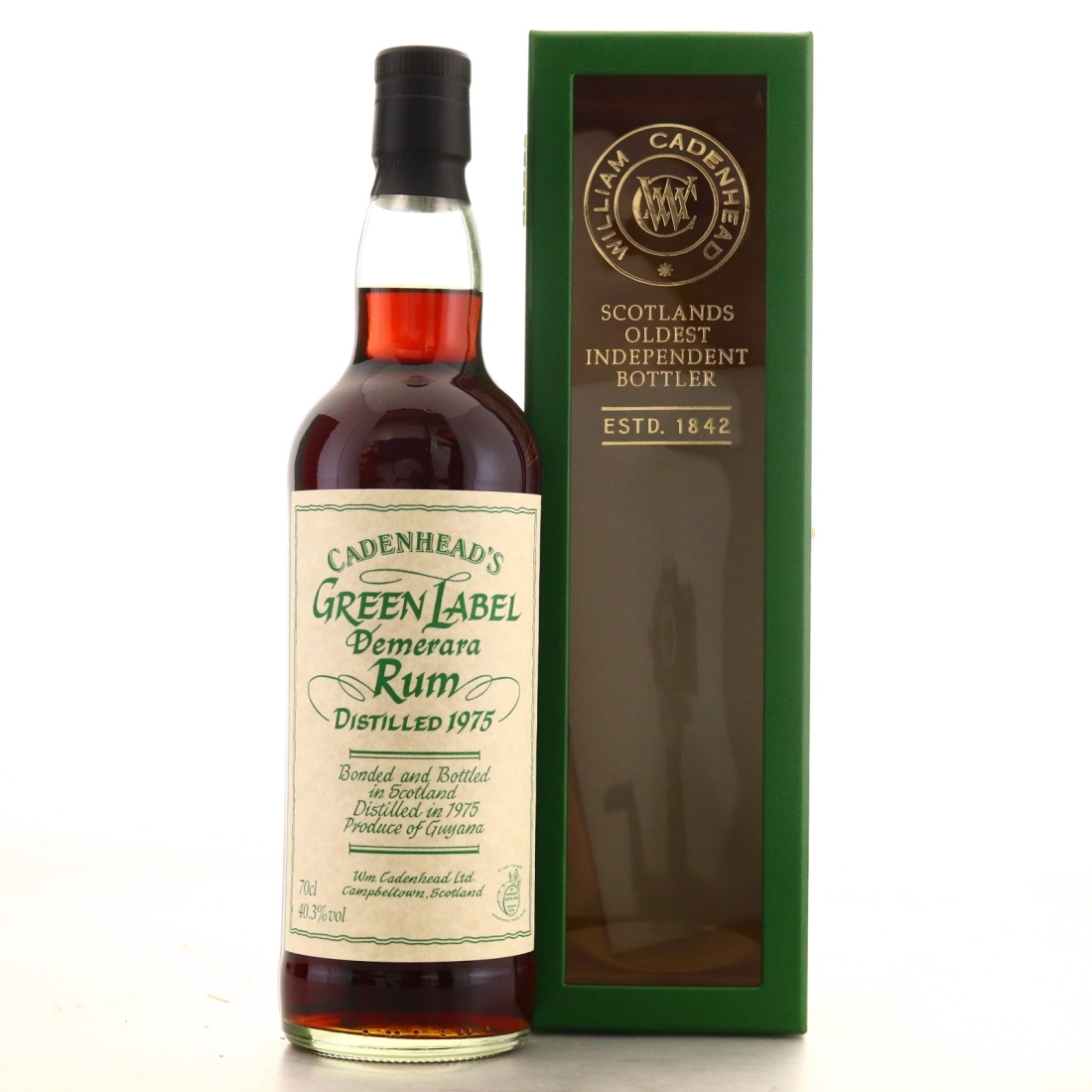 Demerara Rum 1975 Cadenhead's Green Label 2007