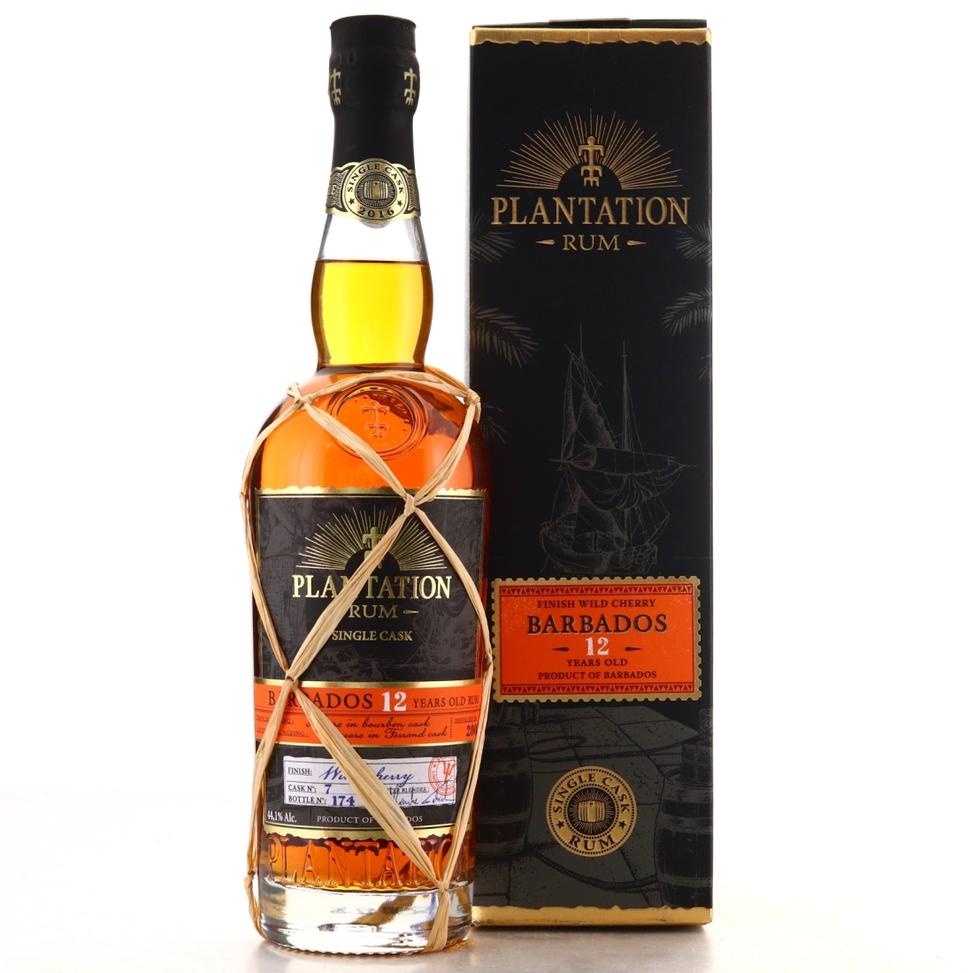 Barbados Rum 2003 Plantation 12 Year Old Single Cask #7 / Wild Cherry Finish