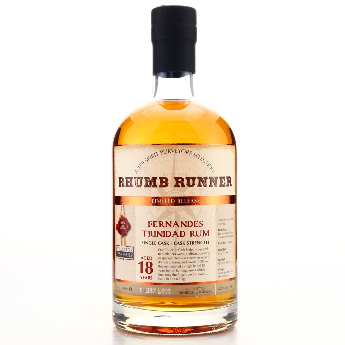 Fernandes 1999 Rhumb Runner 18 Year Old 75cl / US Import