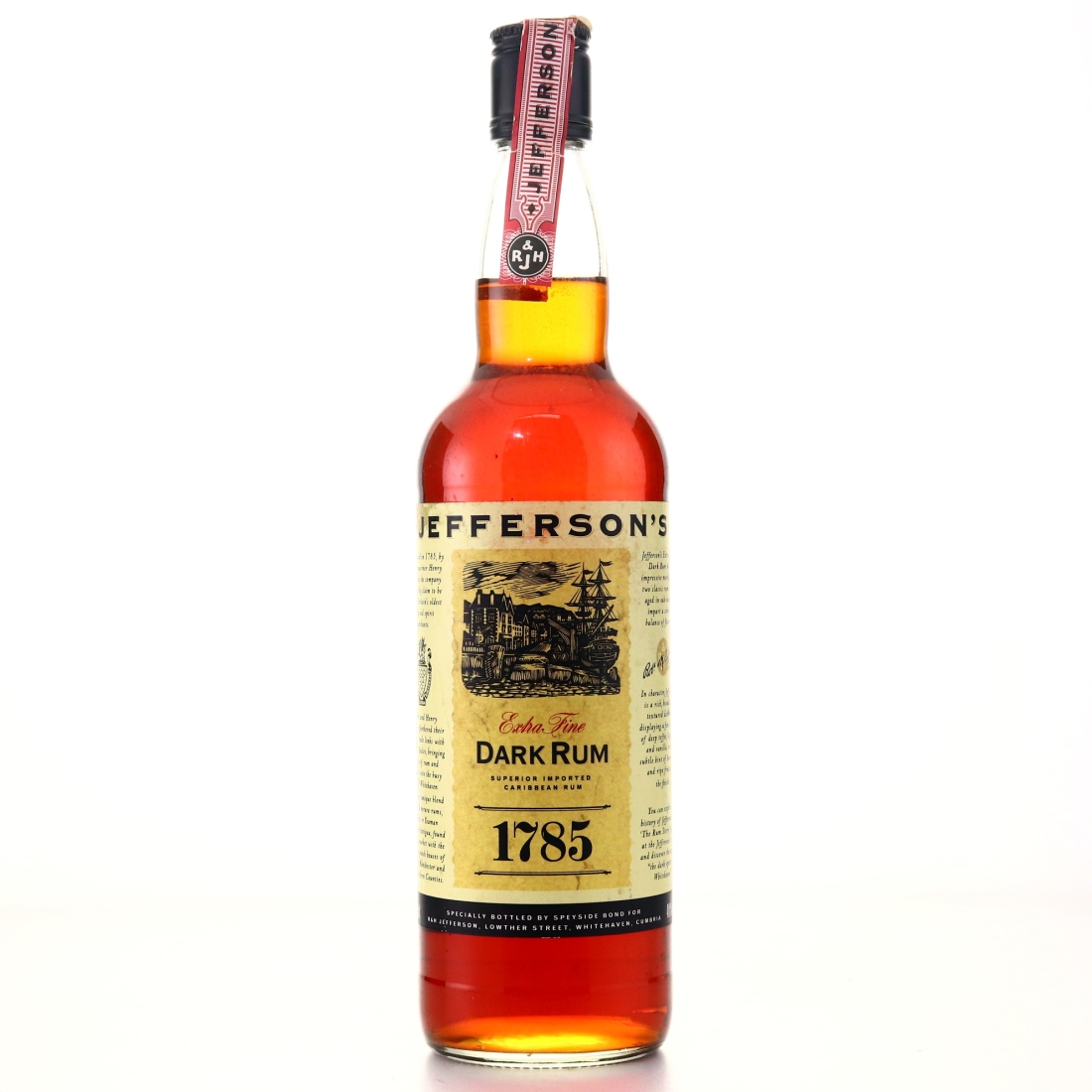 Jefferson’s 1785 Extra Fine Dark Rum