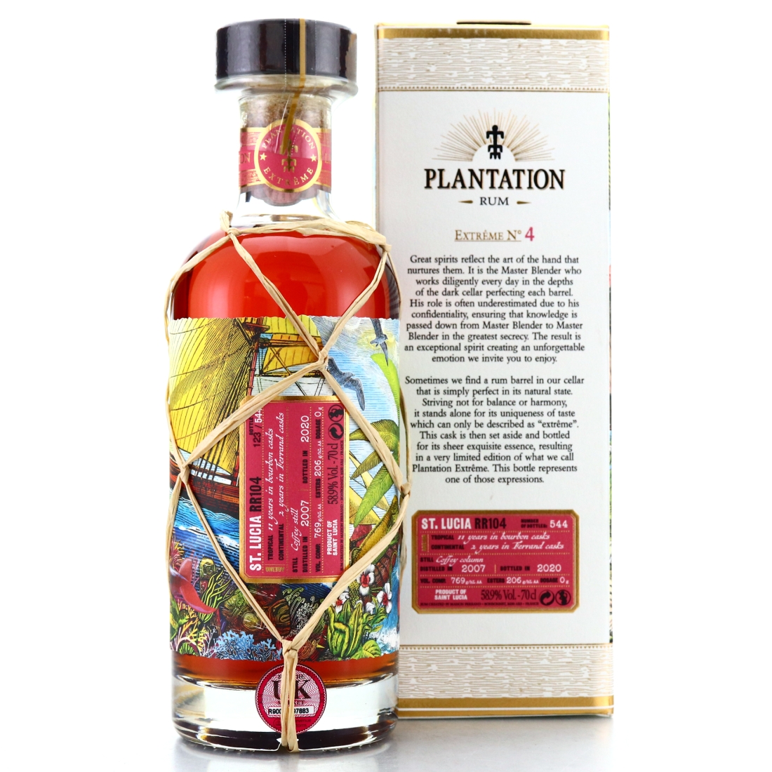 Image for St. Lucia 2007 Plantation 13 Year Old Extreme No.4 / UK