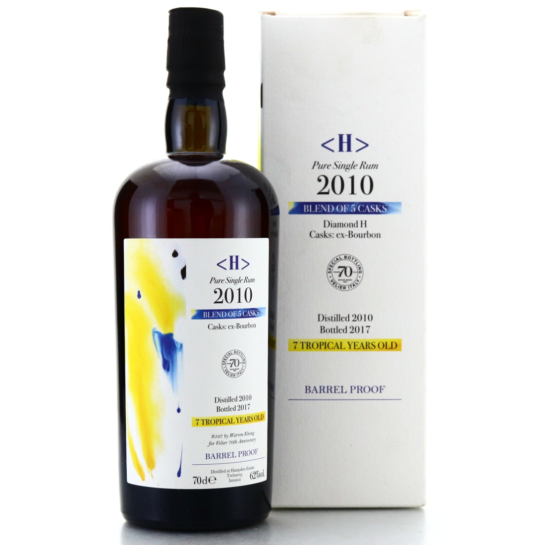 Image for Hampden <H> 2010 Blend of 5 Casks 7 Year Old - #107 by Warren Khong