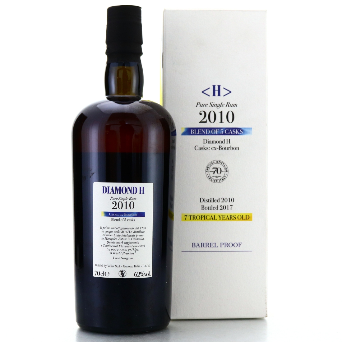 Image for Hampden <H> 2010 Blend of 5 Casks 7 Year Old - #107 by Warren Khong