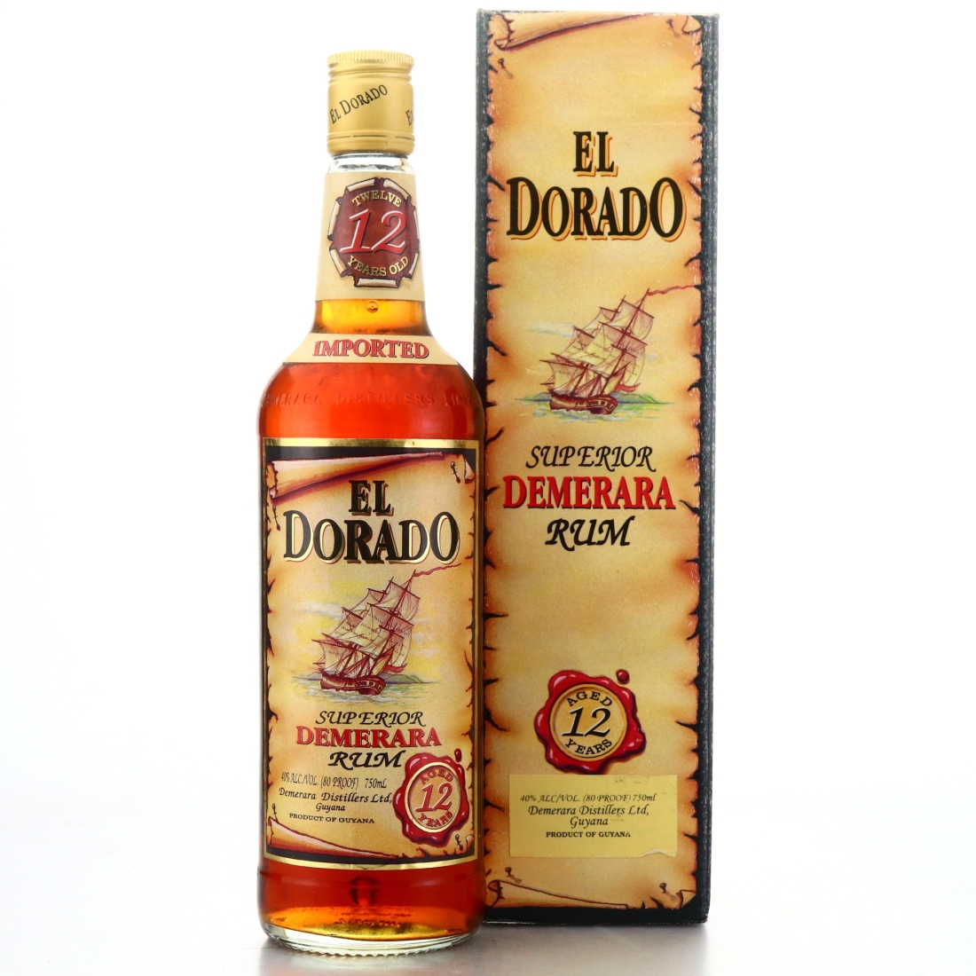 El Dorado 12 Year Old 75cl 1990s / US Import