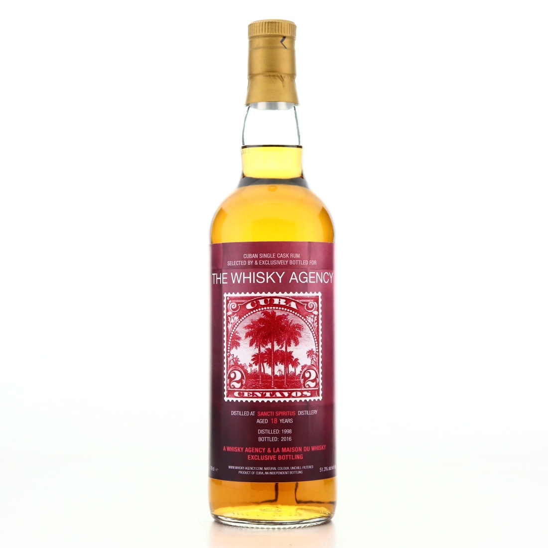 Sancti Spiritus 1998 Whisky Agency 18 Year Old / LMDW