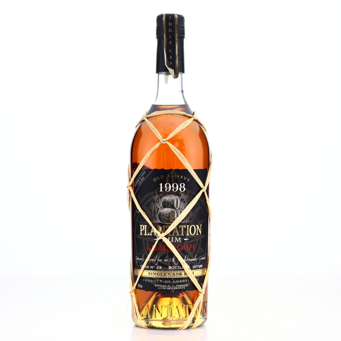 Guadeloupe Rum 1998 Plantation Single Cask #3 / Alexandre Gabriel UK Selection