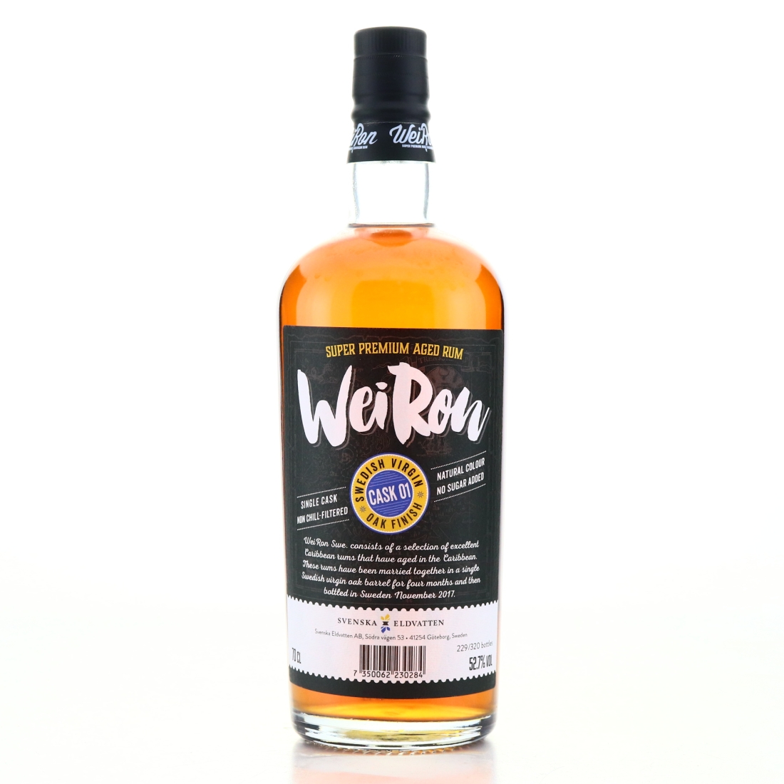 WeiRon Caribbean Rum / Swedish Virgin Oak Finish #1