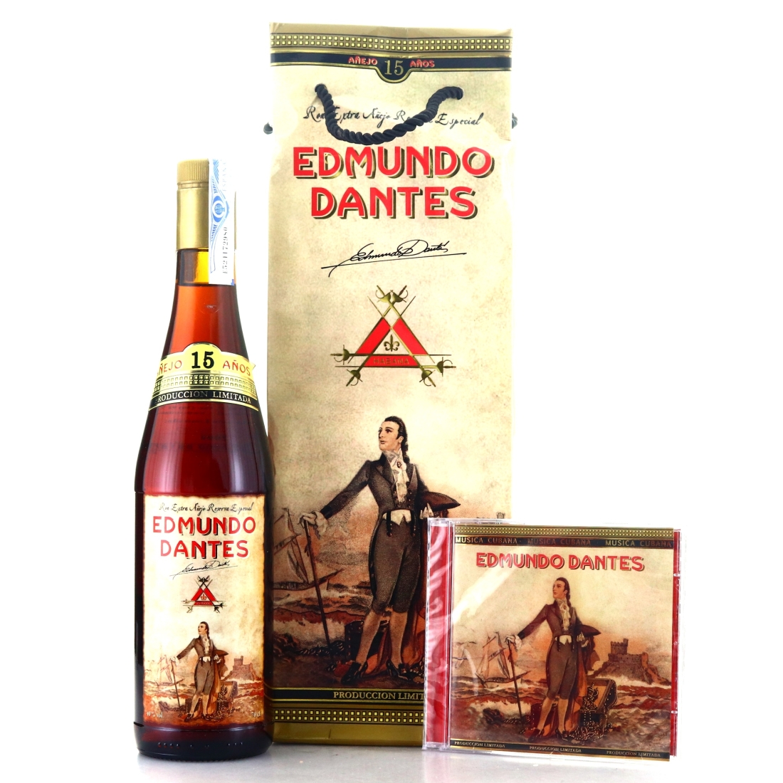 Edmundo Dantes 15 Year Old with CD and Bar Mats