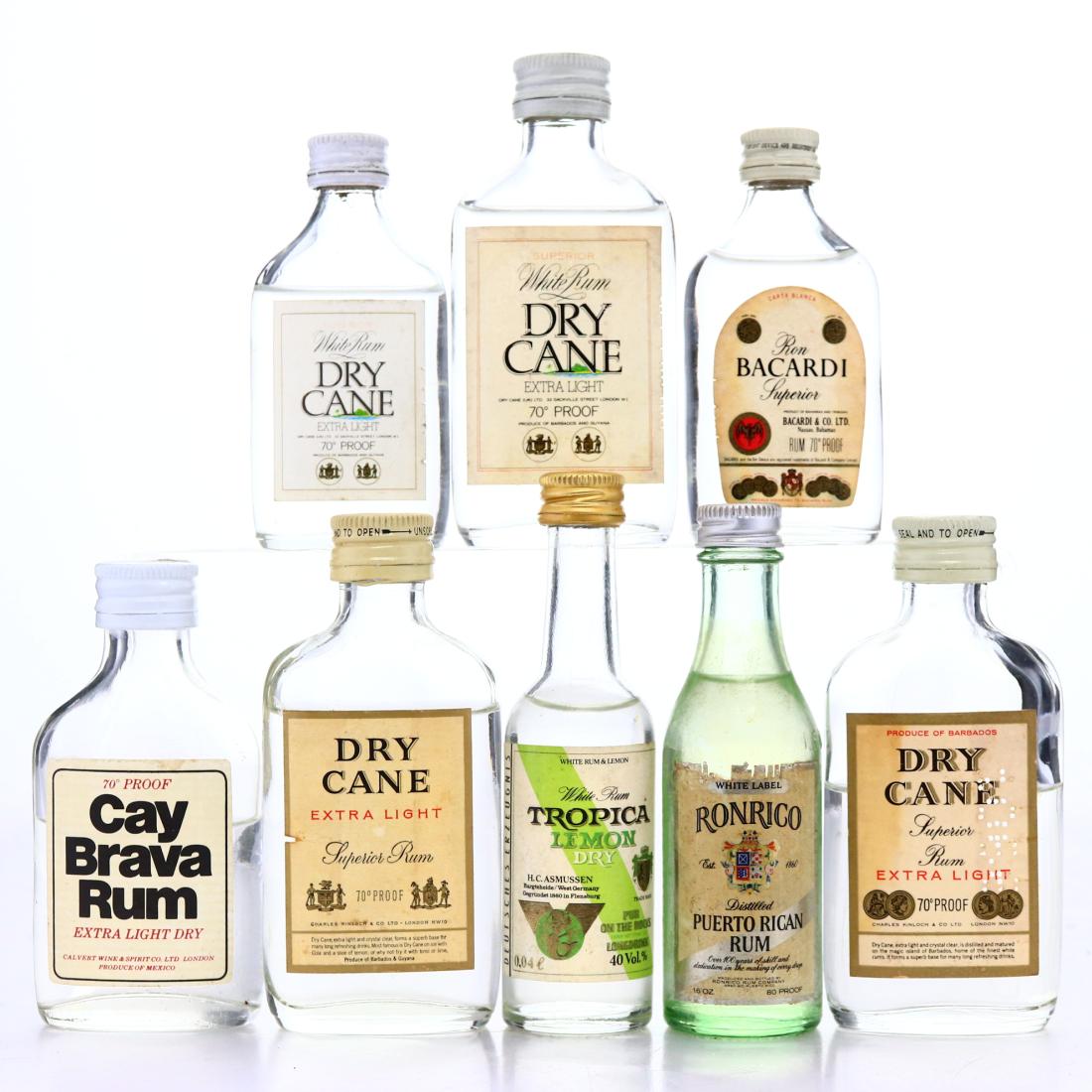 White Rum Miniatures x 8 Rum | Rum Auctioneer