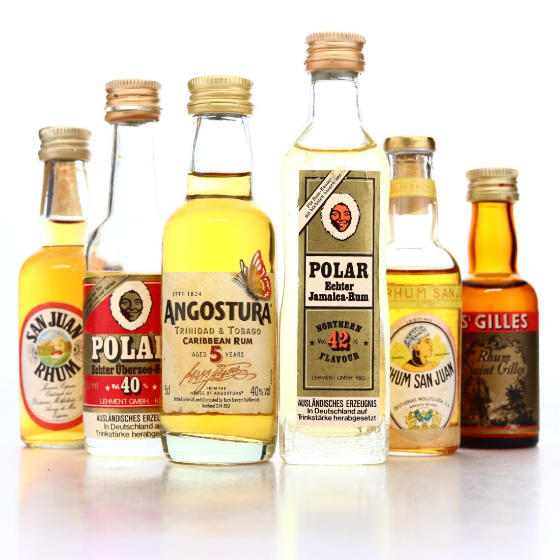 Golden Rum Miniatures x 6 Rum | Rum Auctioneer