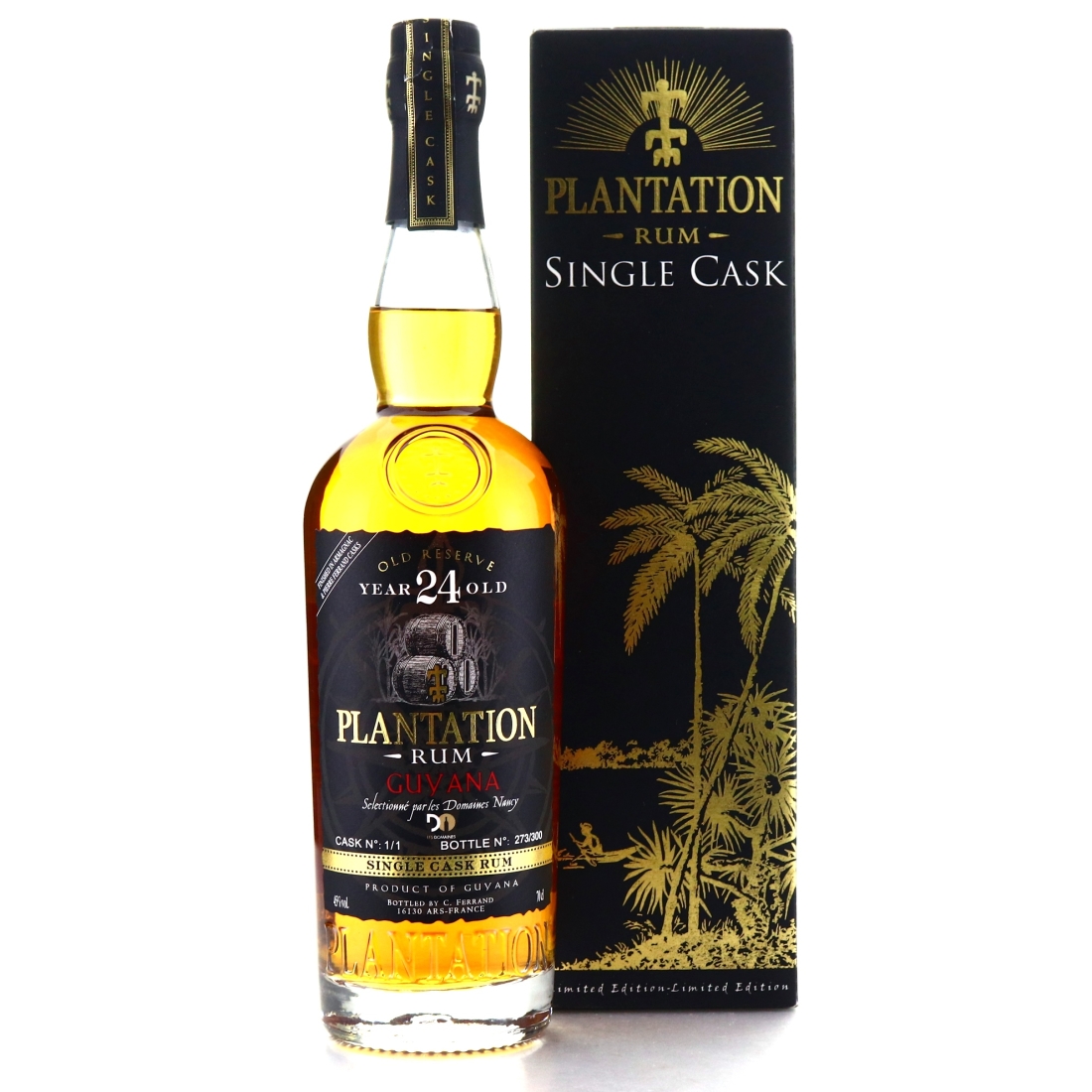 Guyana Rum 24 Year Old Plantation Single Cask #1 / Domaines Nancy