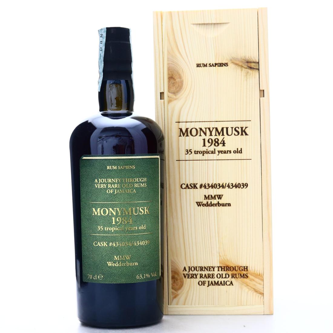 Image for Monymusk MMW 1984 Rum Sapiens 35 Year Old