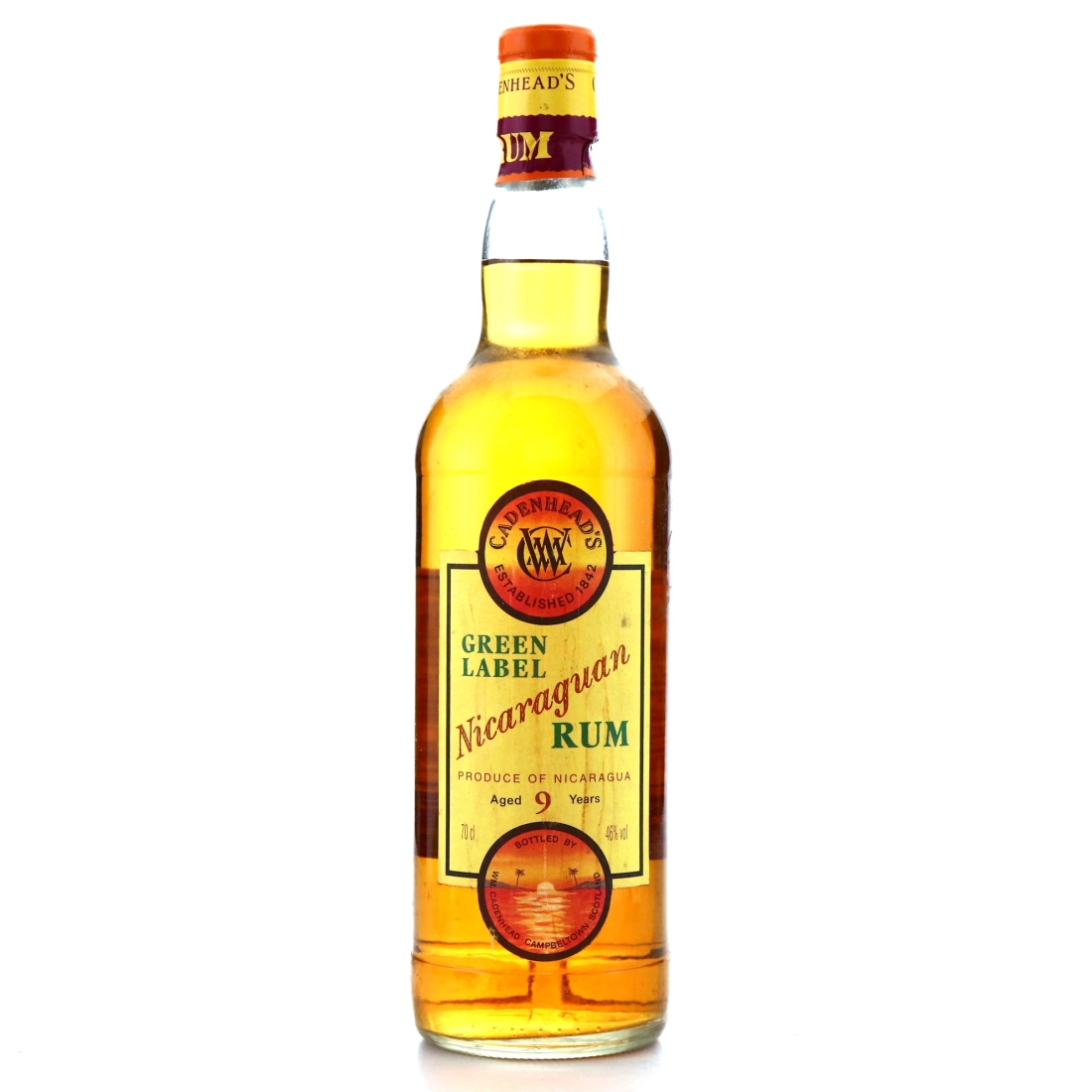 Nicaraguan Rum 9 Year Old Cadenhead's Green Label