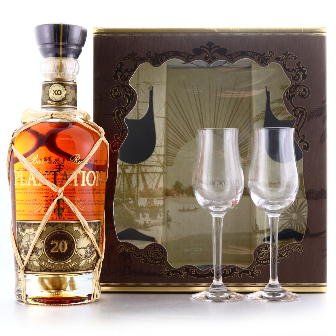 Plantation Barbados XO 20th Anniversary / with Glasses